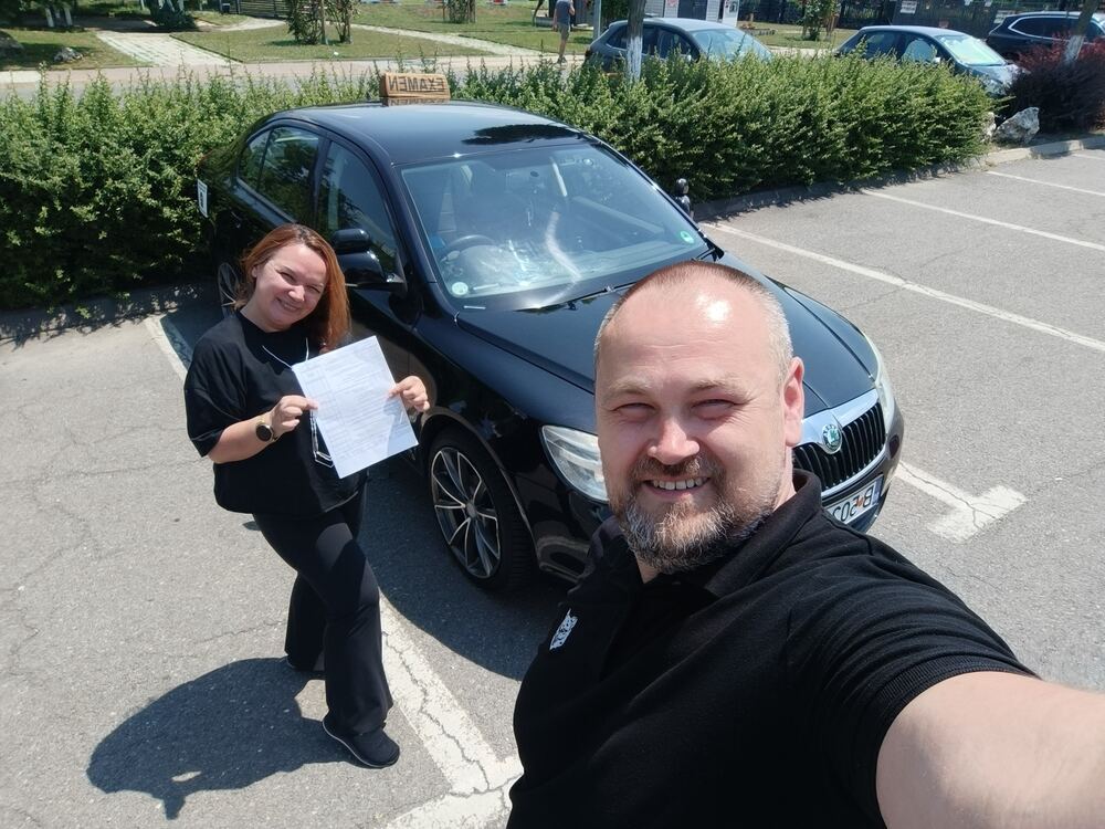 Selfie de sărbătoare după examen